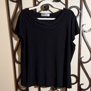 Kasper Women's Elegant Black Blouse